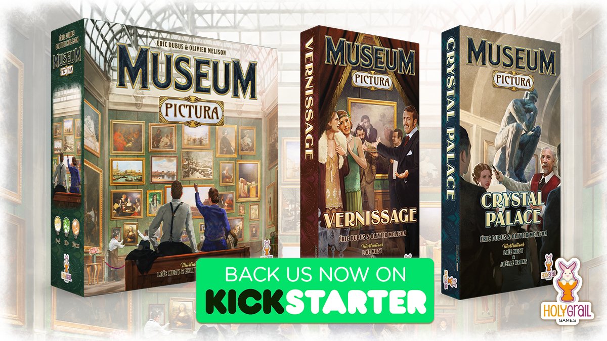 UKGamesExpo's tweet photo. Museum: Pictura, the newest addition to the Museum range, is on Kickstarter now! The project is fully funded and more content is being added every day, including two new expansions! https://t.co/C686HSckj9
#holygrailgames #tabletopgaming #boardgame #kickstarter https://t.co/fjaw9L0JKj