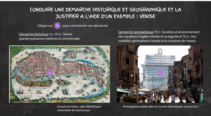 histgeo_edu_num's tweet photo. [#Unjouruneacadémie] S’approprier des connaissances par #EcritureCollaborative numérique. L’exemple d’une démarche en histoire et en géographie sur Venise en classe de Seconde à retrouver sur @ac_orleanstours 
 👉https://t.co/mXX65cygrm
@histoire_geo_ot https://t.co/IWpaMB6Q1j