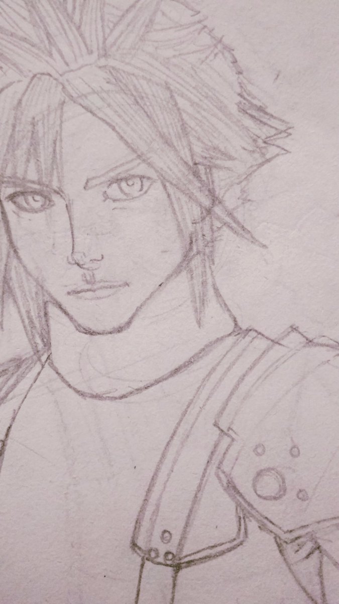 Meridessins's tweet photo. No estoy obsesionada, enserio 😍
#FF7R #FFVIIRemake #Cloud https://t.co/p9N1lQjpAJ