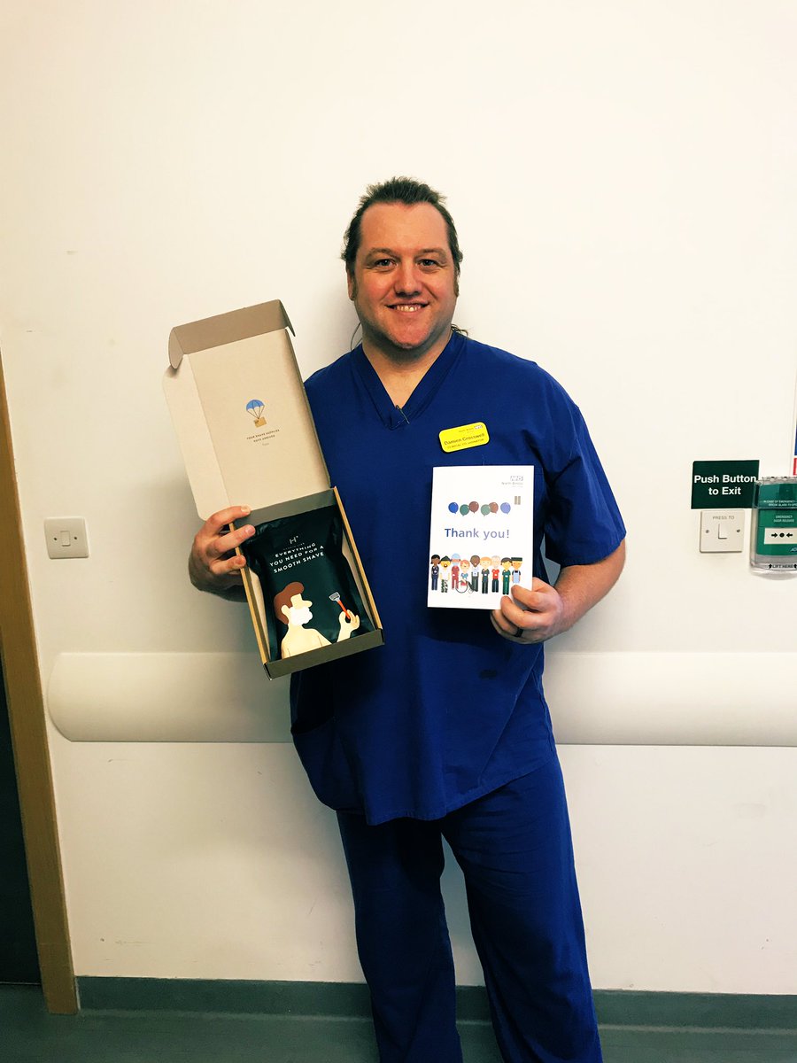 We’ve been out and about today delivering shaving kits kindly donated by <a href="/harrys/">Harry's</a> &amp; organised by the wonderful @brisgasdoc 🙌🏼

It’s great to see the dedication of our staff, parting with their glorious beards ready for fit-testing - we hope this helped soften the blow!
#NBTProud
