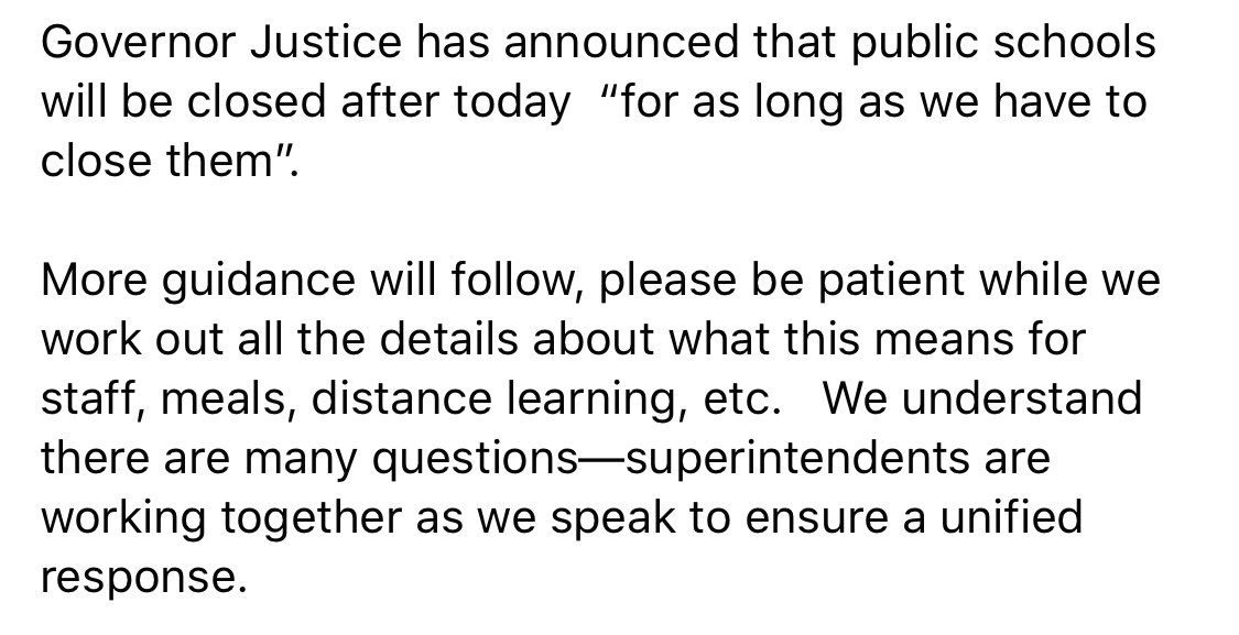 ravenscroft7's tweet photo. An update regarding the school closure announcement: https://t.co/7Uq7JYithH