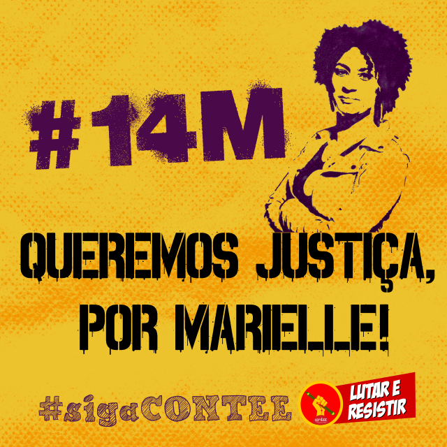 sigacontee's tweet photo. #14M #QuemMatouMarielle? #QuemMandouMatarMarielle? #JustiçaPorMarielle #MarielleAndersonPresentes #mariellevive #PelaVidaDeTodas https://t.co/raUisvTVoQ