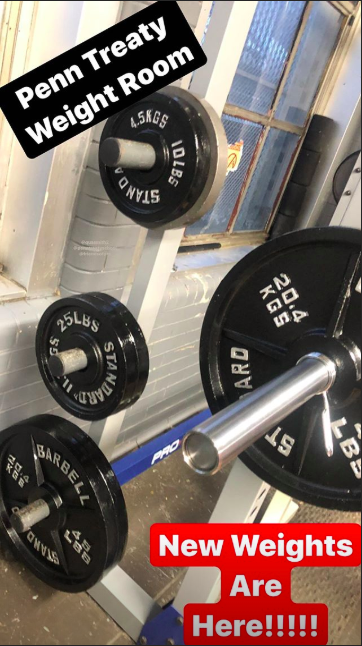 FriendsofPTS's tweet photo. We are so grateful for all of the support for our #weightroom / #exerciseroom at @Penn_Treaty School! #healthybody #healthymind #teameffort @fishtown #bestprincipalever #PennTreatyAthletics @PHLschools https://t.co/VpCdDLAdqO