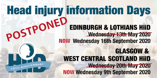 Digby Brown CSR (@digbybrowncsr) on Twitter photo IMPORTANT ANNOUNCEMENT:
We will be postponing this year's <a href="/headinjuryinfo/">Head Injury Information Directory</a> days as a result of the Covid-19 outbreak. We are disappointed to have to delay the event but we take the health and wellbeing of all who may attend very seriously and do not want to put anyone at risk. IMPORTANT ANNOUNCEMENT:
We will be postponing this year's <a href="/headinjuryinfo/">Head Injury Information Directory</a> days as a result of the Covid-19 outbreak. We are disappointed to have to delay the event but we take the health and wellbeing of all who may attend very seriously and do not want to put anyone at risk.