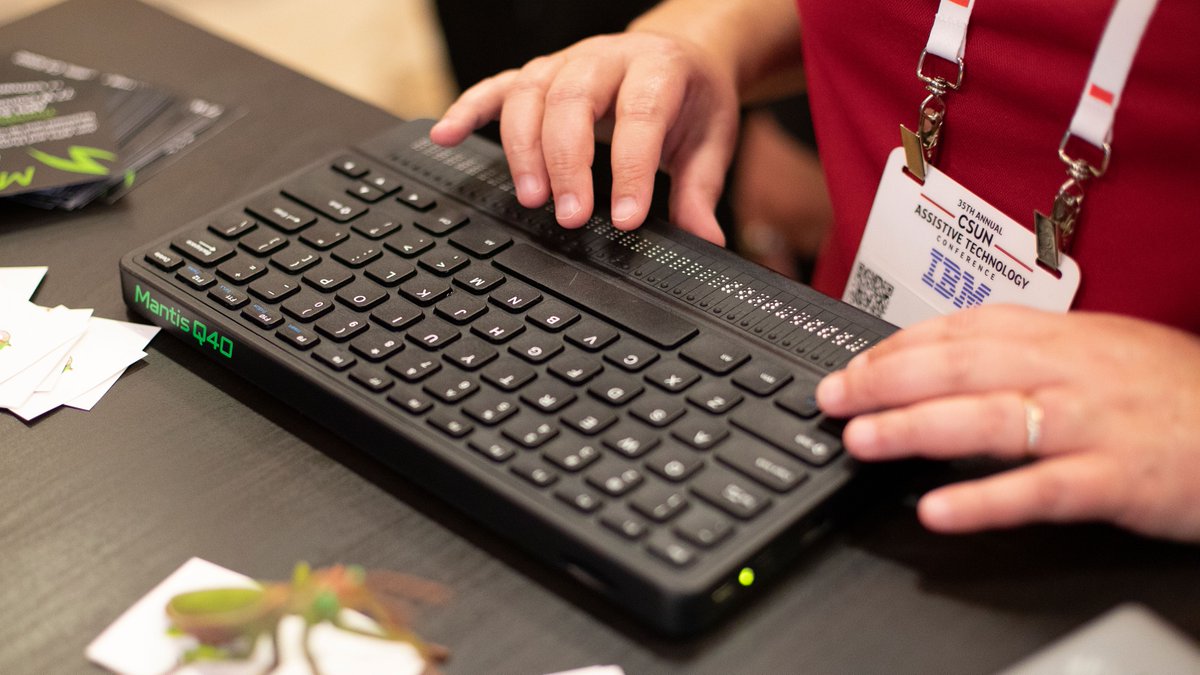 APHfortheBlind's tweet photo. Learn about our Braille Trail for Students today at 10am today in Orange County 3! We'll be talking about all the braille tools we have to help students and adult succeed in the classroom and workplace! #APHBrailleTrail #BrailleIsLiteracy #CSUN20 #CSUNATC20 @CSUNCOD https://t.co/Ng6Wa9nlTV