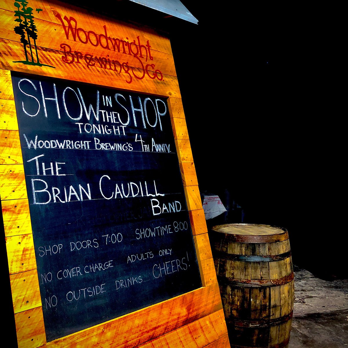 WoodwrightBrew's tweet photo. Yep...it’s happening tonight...
4th Anniversary Party!
#woodwrightbrewing
#dunedin #livemusic #woodwrightbrewingco
#dunedinwoodwright #drinklocal #breweries #floridabeer #pickinsplitters
#drinkinternational
#beer
#craftbeer
 #beers https://t.co/O8o2FowNj7