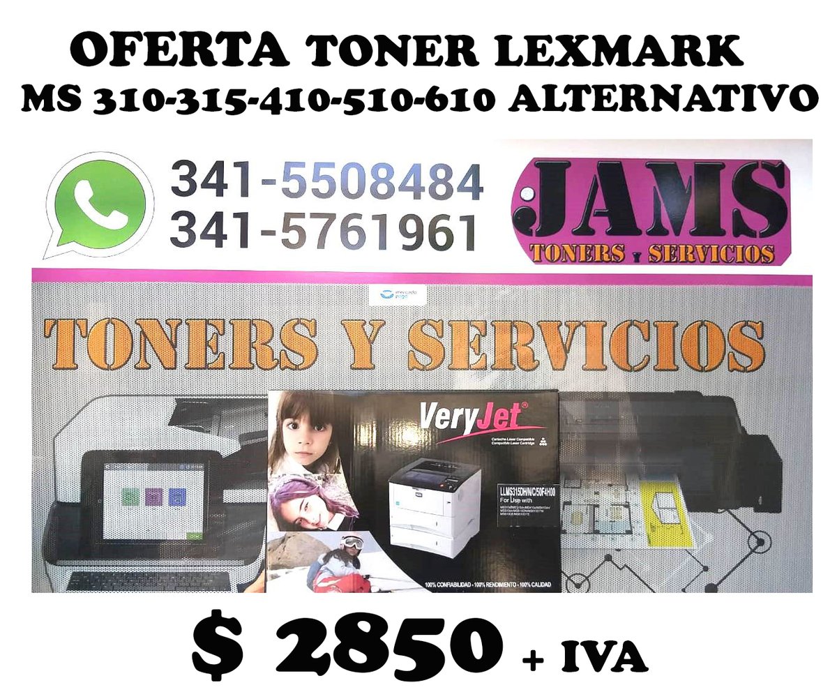 jorgemarcote's tweet image. TONERS TODOS
#cargadedatos #actualizacion #actualizaciones #servicios #dataentry #toners #toner #impresora #impresoras #computacion #insumosinformaticos #alarmas #camarasdeseguridad #monitoreo #serviciotecnicodeimpresoras #jamstonersyservicios #telefonos #clasescomputacion