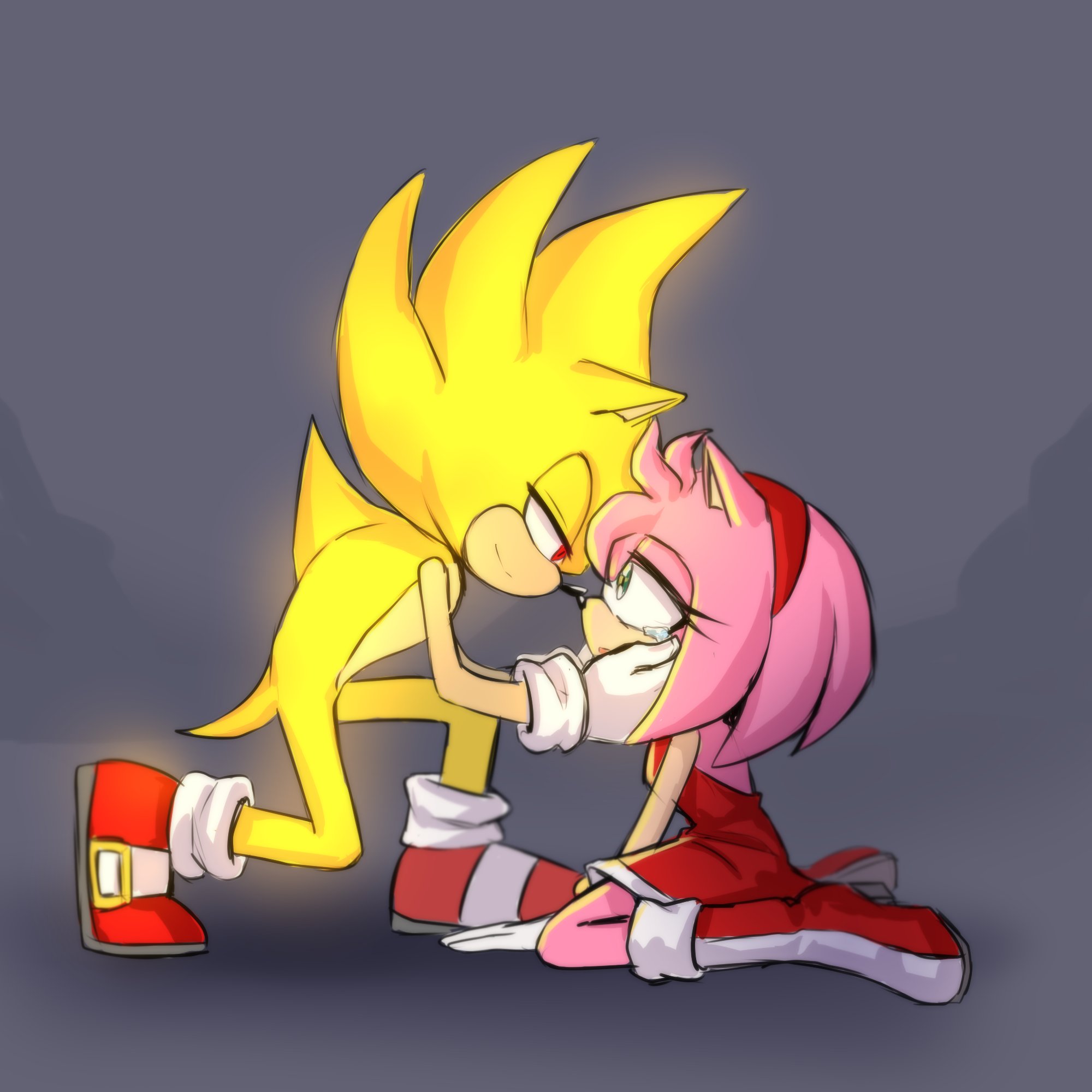 Di-Dash on X: I' herewith you #sonamy #SonicTheHedgehog