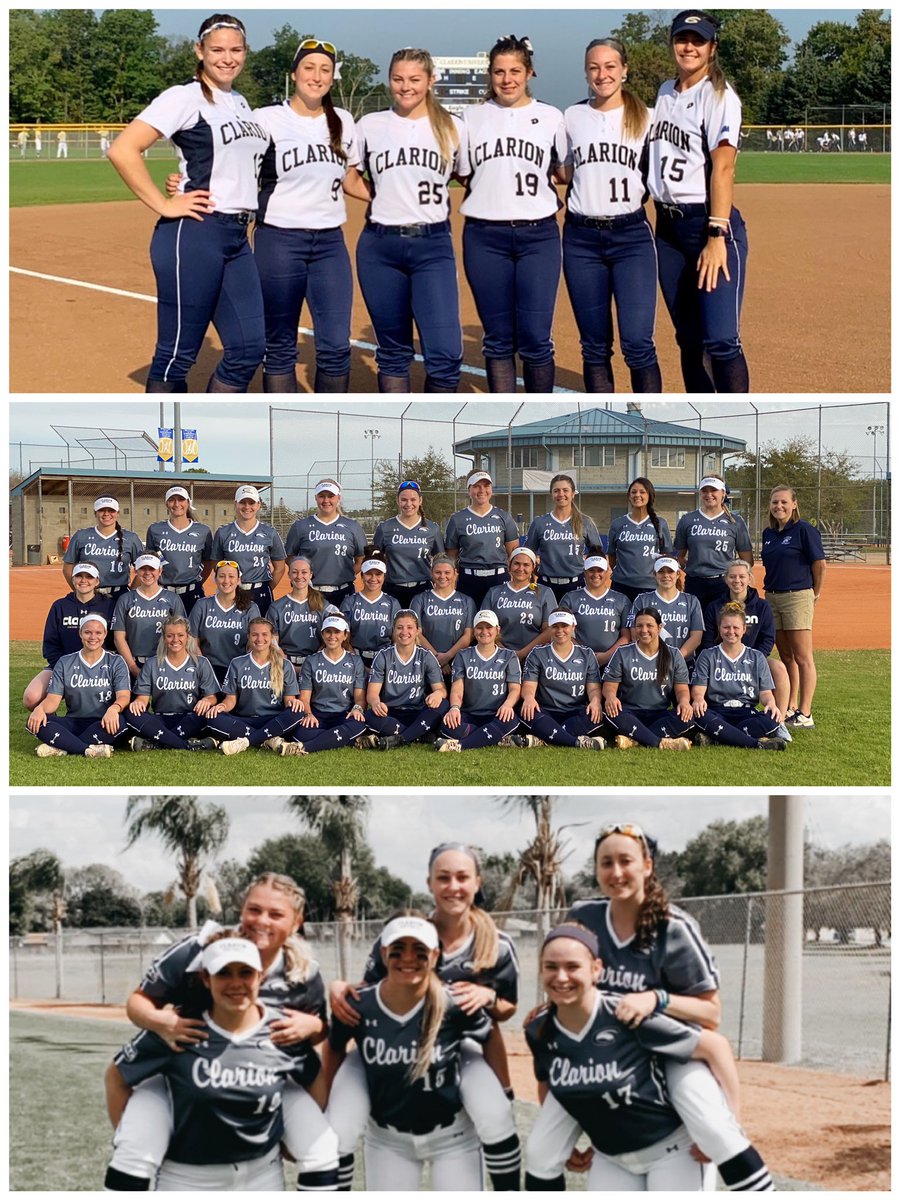 ClarionSoftball's tweet photo. We are heartbroken to see our season end so soon. This team is one in a million. They work hard, sacrifice, and persevere.

Our seniors are an integral part of this team, helped changed a culture, and improved a program! We ♥️ our seniors!  

CUSB🦅BIRDGANG🥎WINGSUP https://t.co/OThwGnUh4o