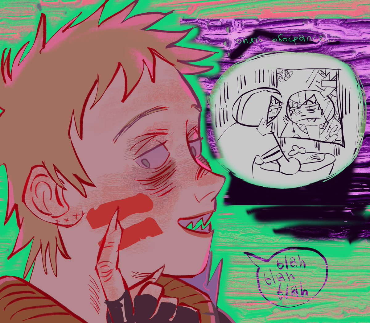 may my second offering for the first friday the 13th of the decade be this random stuff with 13 i've been holding in for a while,,, #dorohedoro #ドロヘドロ 