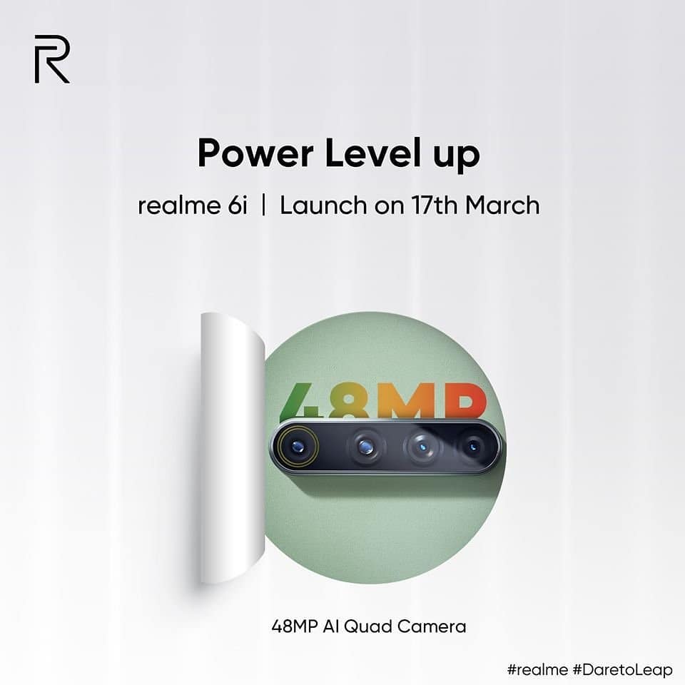 SerfTech's tweet photo. Realme 6i is set to be launch on March 17 at Myanmar....
It is packed with the traditional quad camera setup with primary sensor as 48 mp....
#techserf #tech #Tech4All #techno #TechnologyNews #techpit #TechSupport #TechBoost @realmemobiles #Realme6i #realmeUI https://t.co/xFTjT3EfM0