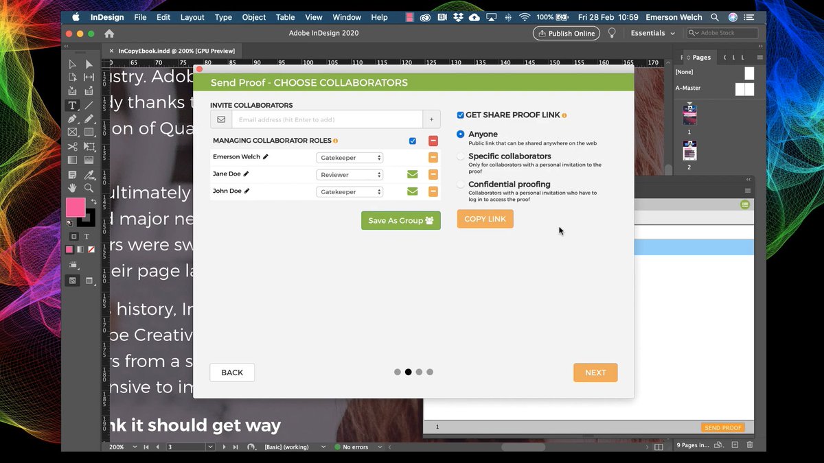 GoProof_OC's tweet photo. Here's how to share proofs for review to wider circles outside of the GoProof email loop. It's perfect for dropping links into #Slack and other systems https://t.co/or6rubSwD3 #onlineproofingsoftware #creative #marketing #design #graphicdesign #adobe #creativecloud #adobemax https://t.co/H8AJ9x9bPF