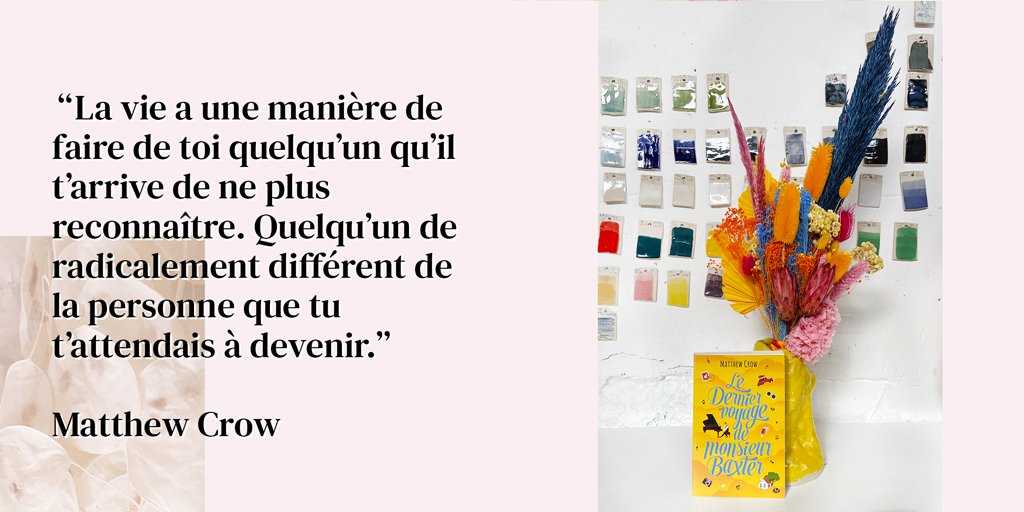 EdHauteville's tweet photo. #PrixDesLectrices 2020 : c'est vous qui décidez ! Pour voter, direction https://t.co/GnTywnggLb
🤫 pour l'occasion on vous fait gagner un séjour en Europe et des dizaines de livres !!
Et le nommé du jour est...Matthew Crow pour Le Dernier voyage de Monsieur Baxter https://t.co/SYHNOAKDQI