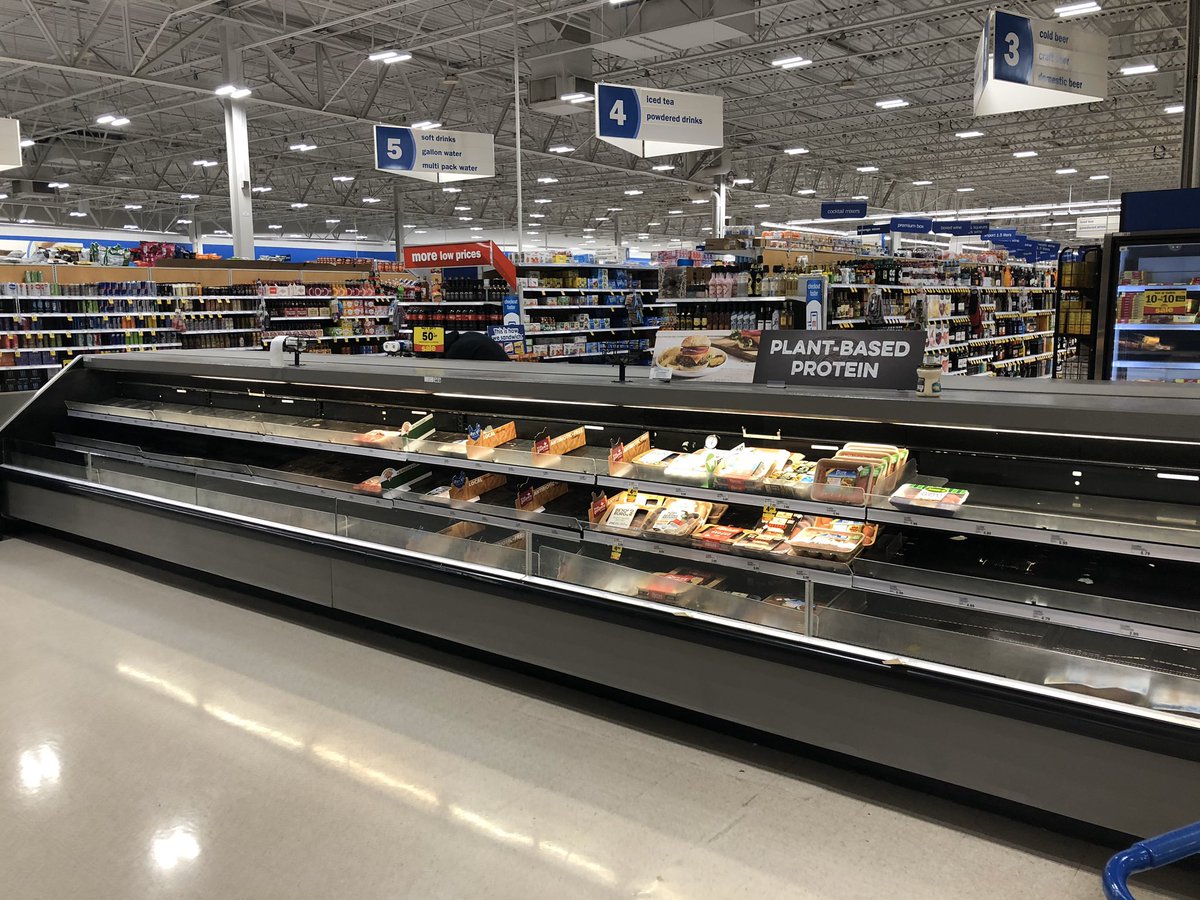 drsplace's tweet image. Interesting photo sent to me from a colleague in a Michigan grocery store #COVID19