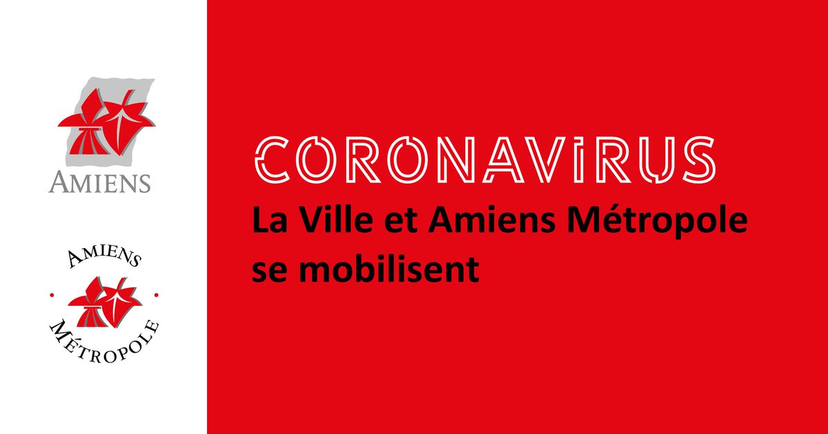 [ #Covid_19 🔴 ] #Amiens et #AmiensMétropole se mobilisent face à l’épidémie du #coronavirus

Dès lundi 16 mars 2020, l’ensemble des #écoles maternelles et élémentaires seront fermées jusqu’à une date indéterminée. #Thread 👇