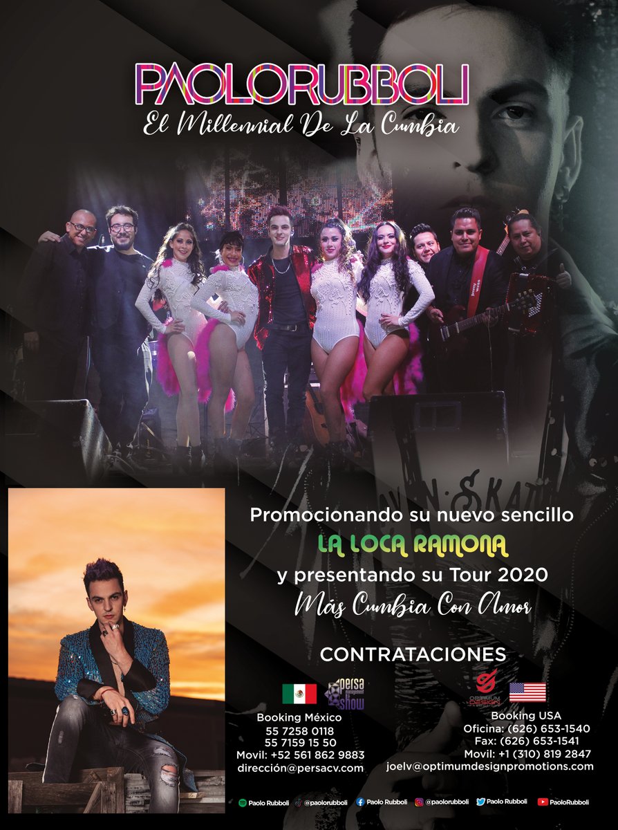 La Gorda Magazine On Twitter Paolorubboli Sigue Trabajando Por Todos Lados Con Su Tour Mas Cumbia Con Amor Con El Que Ha Puesto A Bailar A Mas De Uno Con Su Sencillo Magyarországon elsőként a tv2 kereskedelmi csatorna tűzte műsorára 2000. twitter