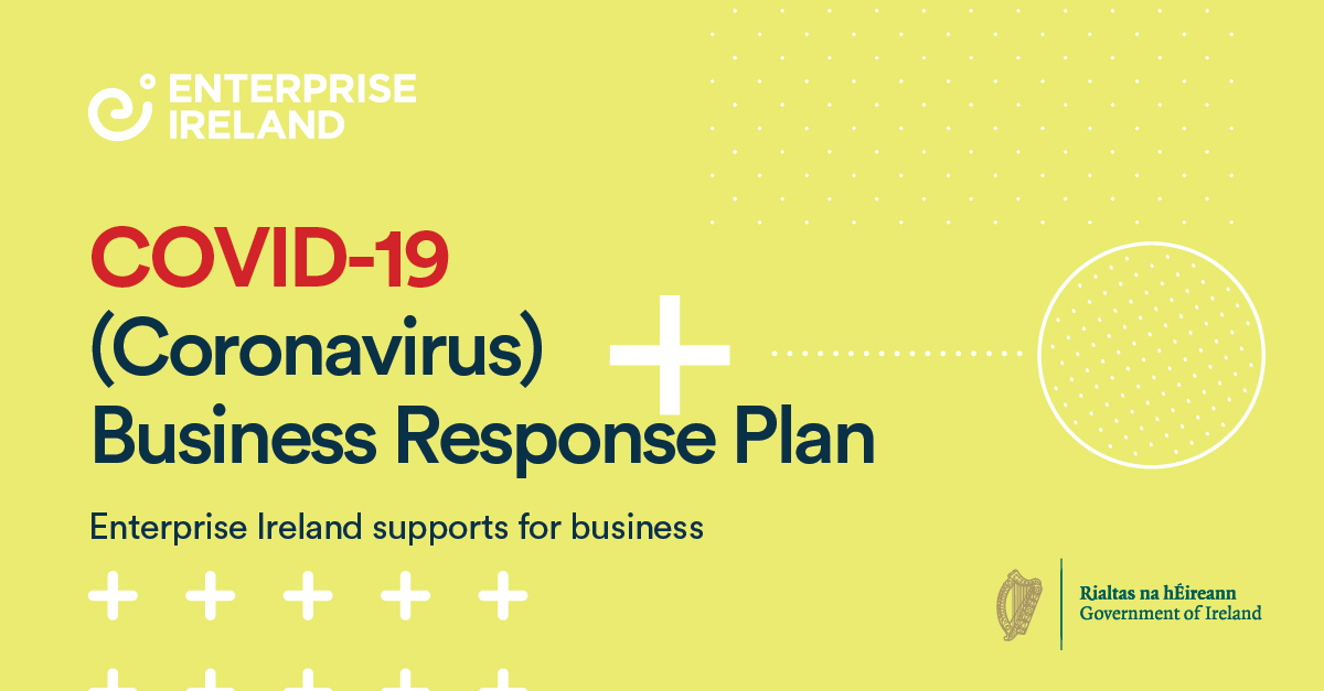 Entirl's tweet photo. Enterprise Ireland has published a guide to assist affected companies in transitioning through the immediate and critical challenges that Covid-19 presents. Read more here:
https://t.co/gMH2BrXBpm https://t.co/k0mRdRPuLo