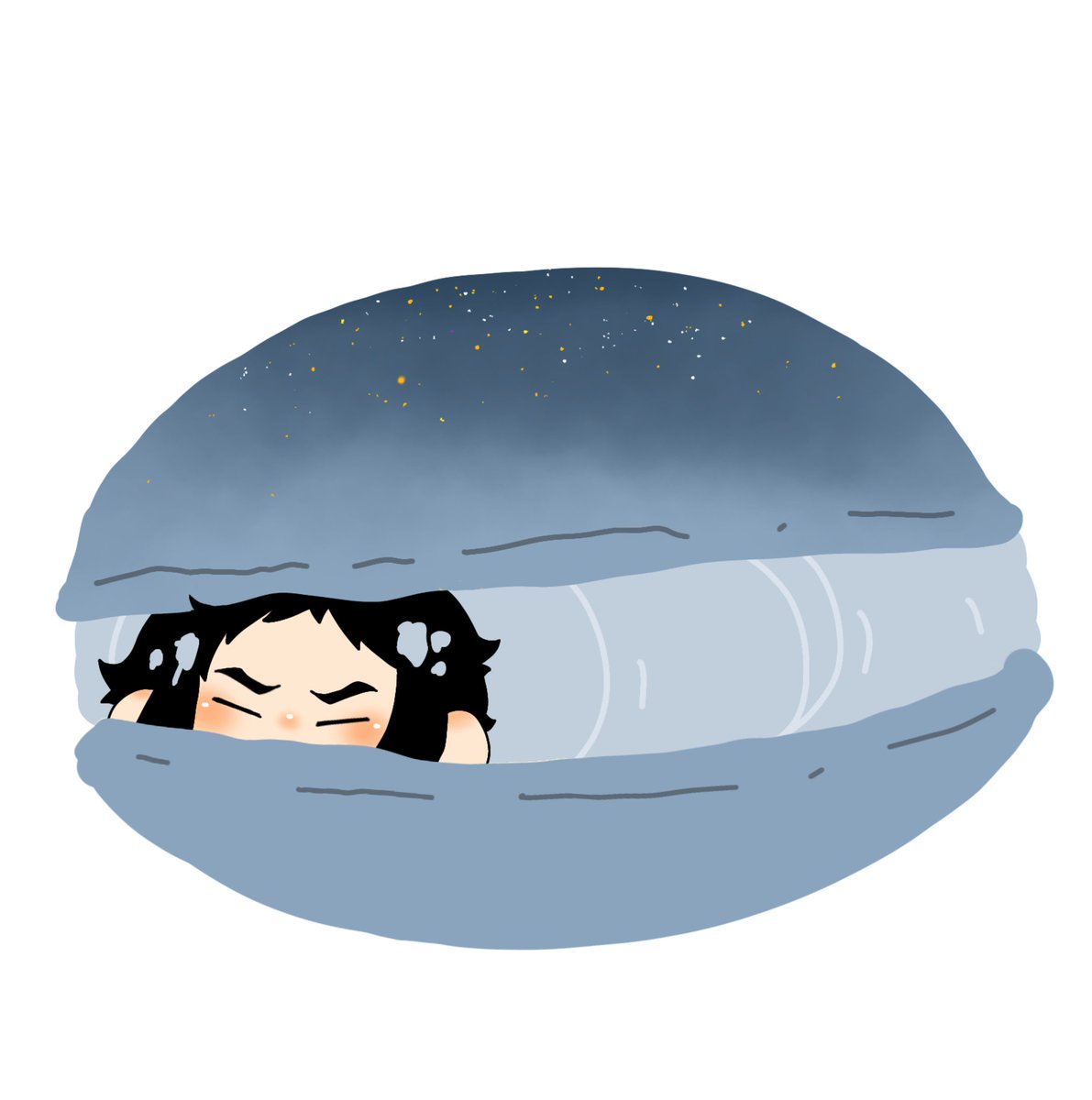 鬼滅の刃 ホワイトデーなのでマカロンに獪岳挟みました 鬼滅の刃絵師さんと繋がりたい 明太子のイラスト