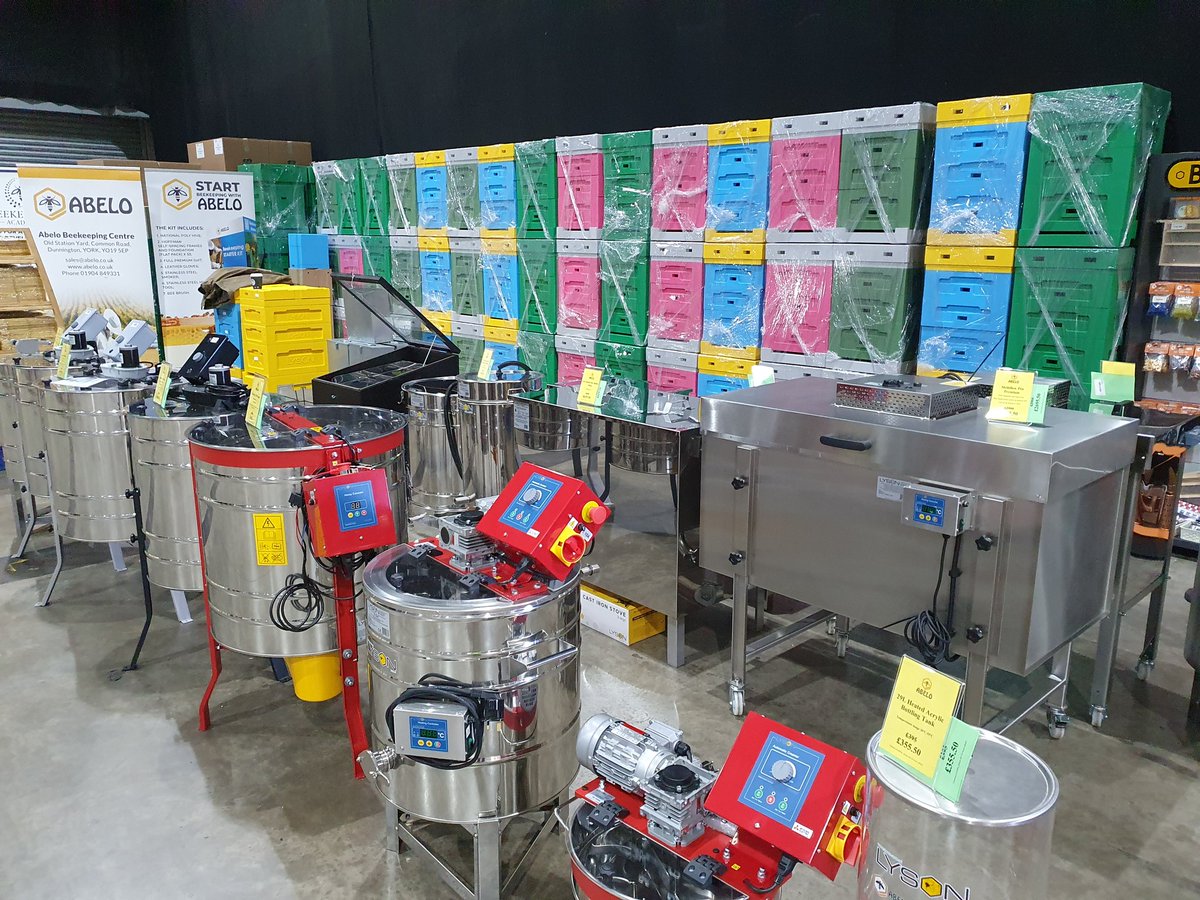 We are all set up for tomorrow's Tradex. Come and pay us a visit and have a look at some of our new equipment.