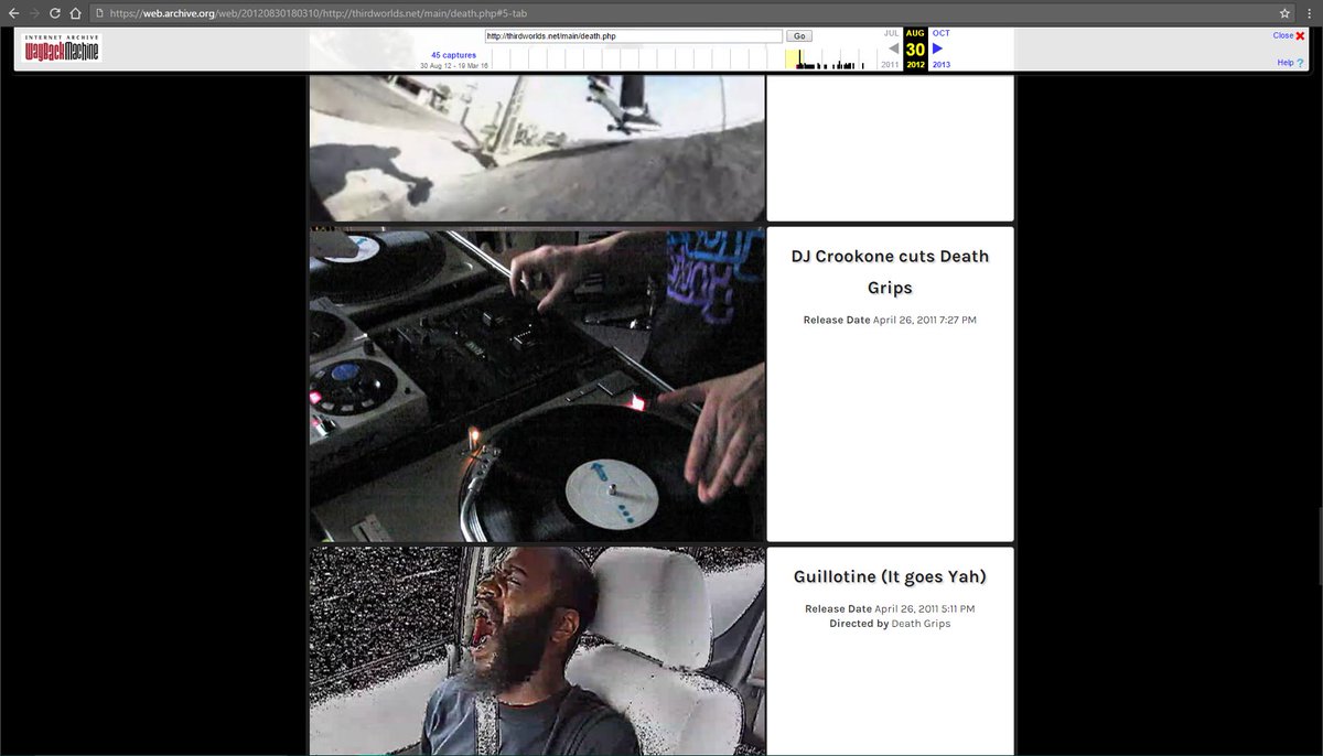 iGodNano's tweet photo. Would anybody happen to have this "DJ Crookone cuts Death Grips" video saved somewhere? https://t.co/nRXQz2u6rF