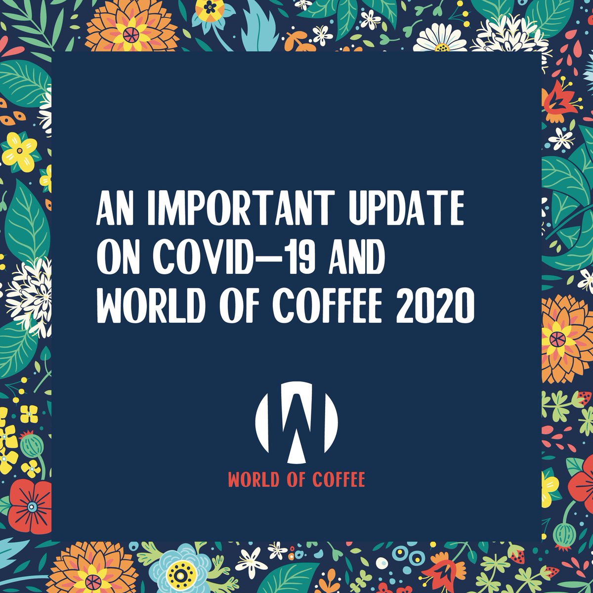We have been working with our partner venue in Poland to review options for postponing #WOCWarsaw in response to COVID-19.

Today, we are announcing an agreement with the venue to postpone WOC to October 15–17, 2020, the only dates available in 2020: sca.coffee/covid19