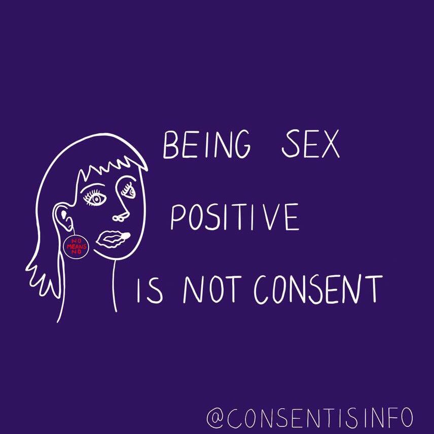 Consentisinfo's tweet photo. 🍑💦 Une personne revendique aimer le sexe ? Elle a ses envies et ses propres limites !
Être sex-positif/aller à une soirée sex-positive n’est pas un #consentement. Demande, écoute et respecte le consentement pour chaque acte que tu aimerais entreprendre. 💕
#DansonsLibres https://t.co/L0hTdbhmoz