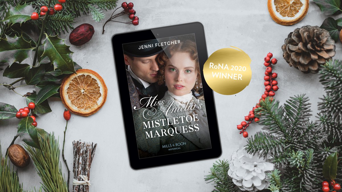✨ The virtuous Miss Fairclough faces ruin - surely she’d be a fool to turn down the new Marquess of Falconmore!?

Pick up RoNA Award-winning Jenni Fletcher's 'Miss Amelia's Mistletoe Marquess' today! ➡️ smarturl.it/MistletoeMarqu…
