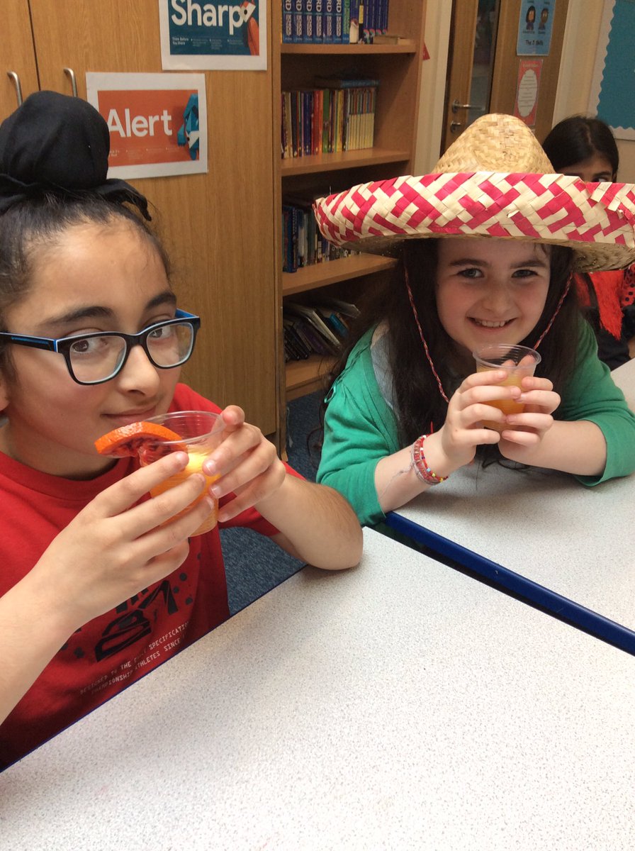 gfprimarycov's tweet photo. 5H had a fabulous time getting their Mexico on today! A highlight was designing, sampling and evaluating a Mexican fruit punch recipe. 'Nacho' average day at school... 🇲🇽🍍🍊#GfYear5 #GFDT #GFGeography https://t.co/WyoRCVm5N6