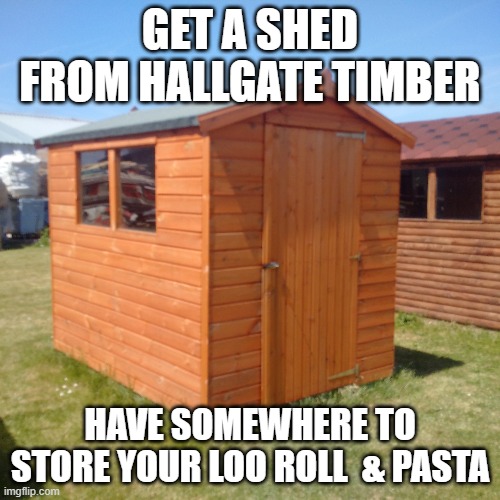 HallgateTimber's tweet photo. #Toiletroll and #pasta storage from @HallgateTimber https://t.co/rQveVhqyJl
