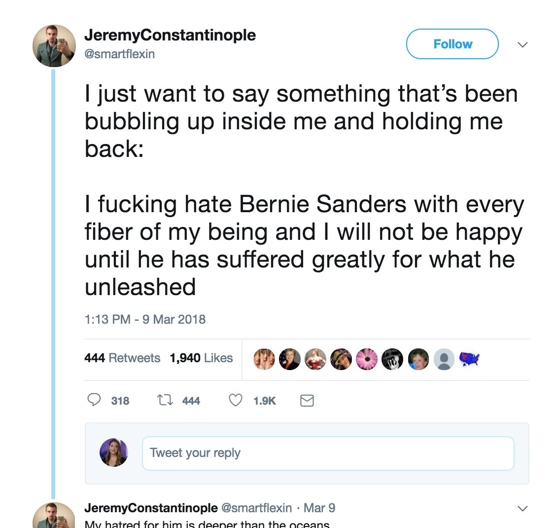 to doing her part to make the internet less toxic, she'd condemn the abusive tweets engaged in by her own friends. But she never has and she never will. Neera, if you're reading this, please condemn the following tweets from people you call "a treasure" and your friends. (68/?)