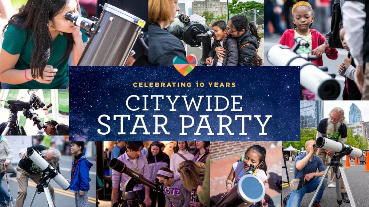 Gather your friends and family, grab your telescopes and keep your fingers crossed for clear skies - it's time to get ready for our Citywide Star Party! #GetNerdyPHL  ow.ly/RyBk50yDcFi
