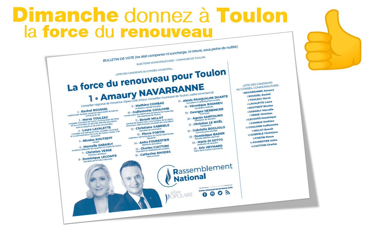 aNavarranne's tweet photo. Le pire des #virus démocratiques, c'est l'abstention. Dimanche, en toute sécurité car l'hygiène y sera assurée, MOBILISATION pour voter #LaForceDuRenouveau pour #Toulon !
#Municipales2020 #mun83000 https://t.co/yNi42k58u7