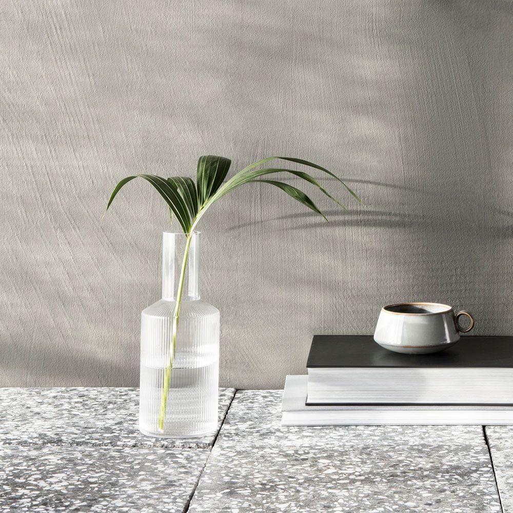 Water or wine? Hold your tipple in ripple glass with with this carafe from Ferm Living.