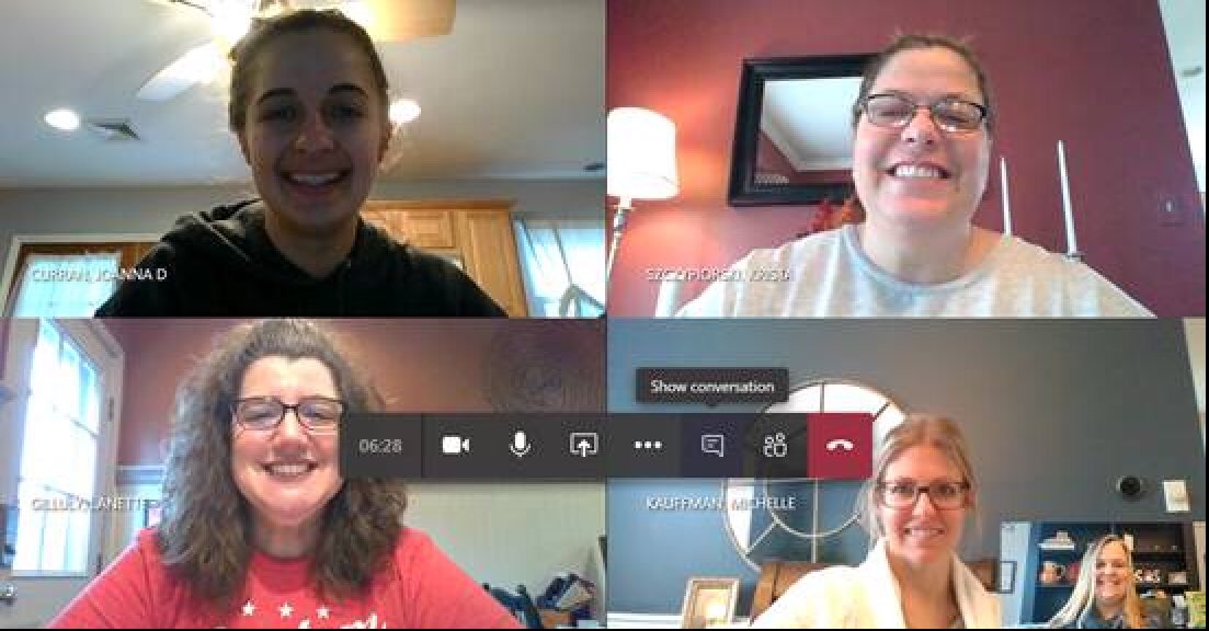When your team gets together to work on plans for possible Distant Learning!  ❤️ So glad to have these ladies in my life!! <a href="/CBLGilluly/">Lanette Gilluly</a> <a href="/CBmkauffman/">Michelle Kauffman</a> <a href="/CB_JCurran/">Joanna Curran</a> <a href="/CBButlerElem/">Butler Elementary</a>