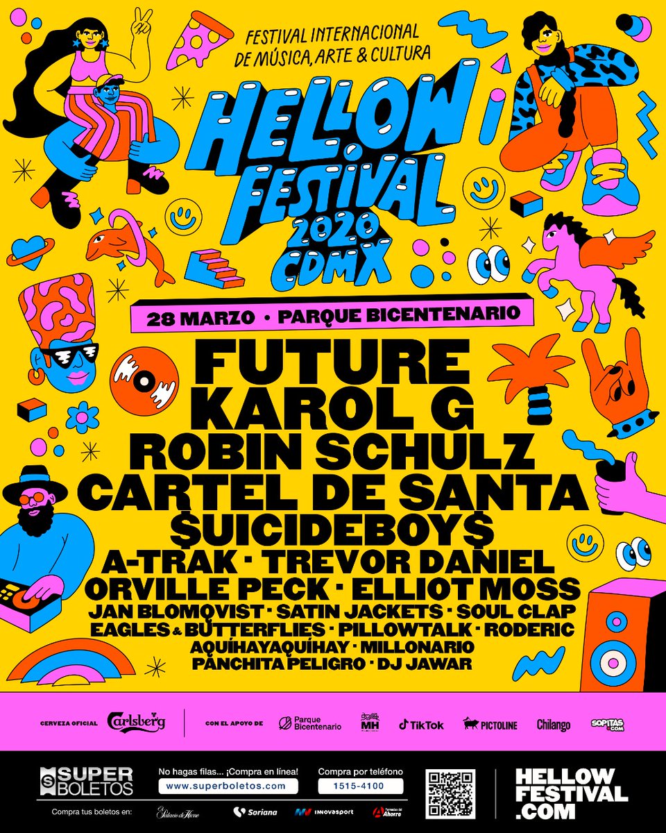 NoiseyenEspanol's tweet photo. ¿Ya quieren que regalemos los boletos del #HellowCDMX o qué, pues? https://t.co/STwx7iqagC
