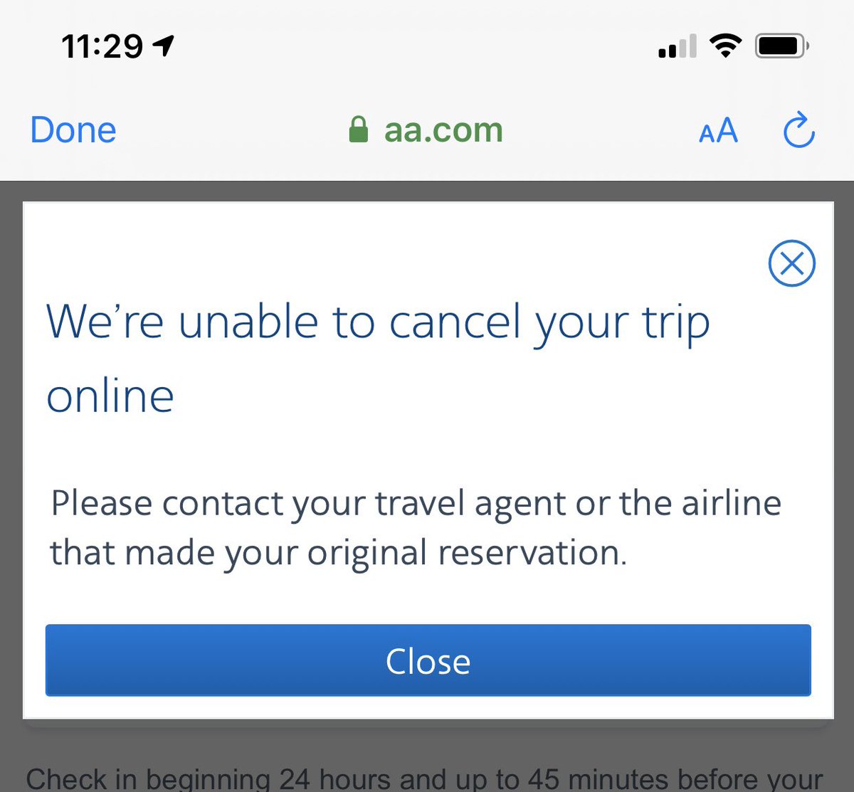 GretchenNobles's tweet photo. @AmericanAir Nope. https://t.co/mcsk8kCz1U