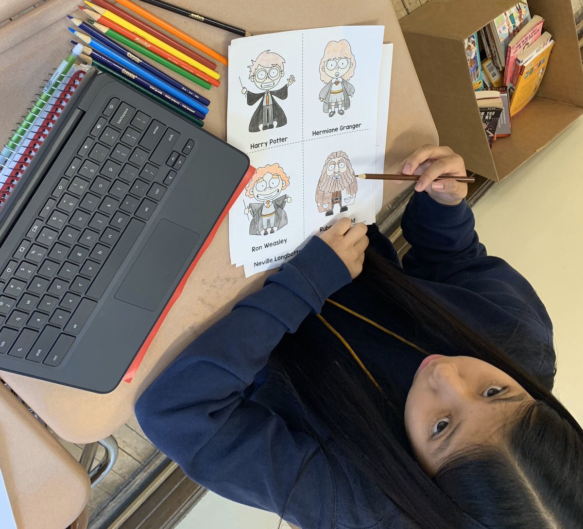 PerryWhs's tweet image. @WeehawkenTSD #HarryPotter character card creation in 7th grade ELA...#WeeLearn #WeeCreate @MTMattiace @teachnbeach1 @RobFerullo4 @WeehawkenVP