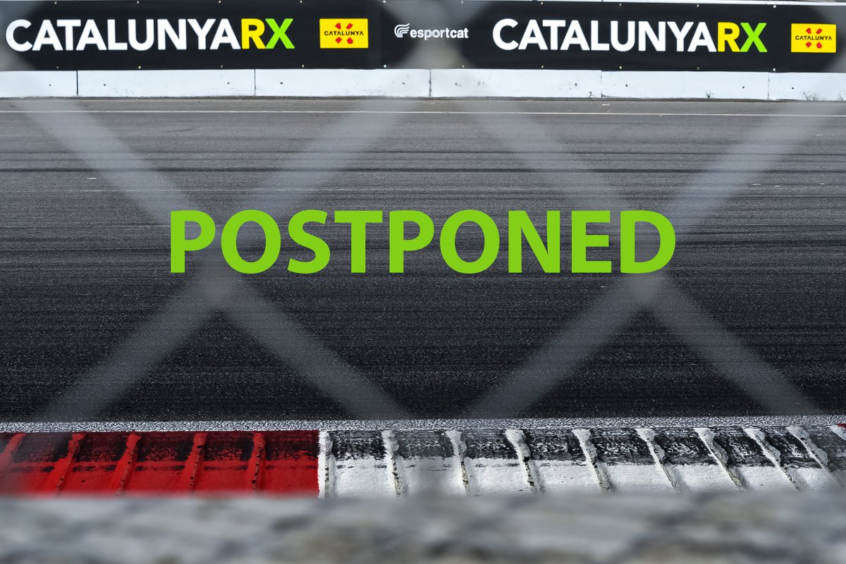 POSTPONED. World RX of Catalunya-Barcelona on April 18-19 has been postponed due to COVID-19 (coronavirus).

#ESmotorsport
