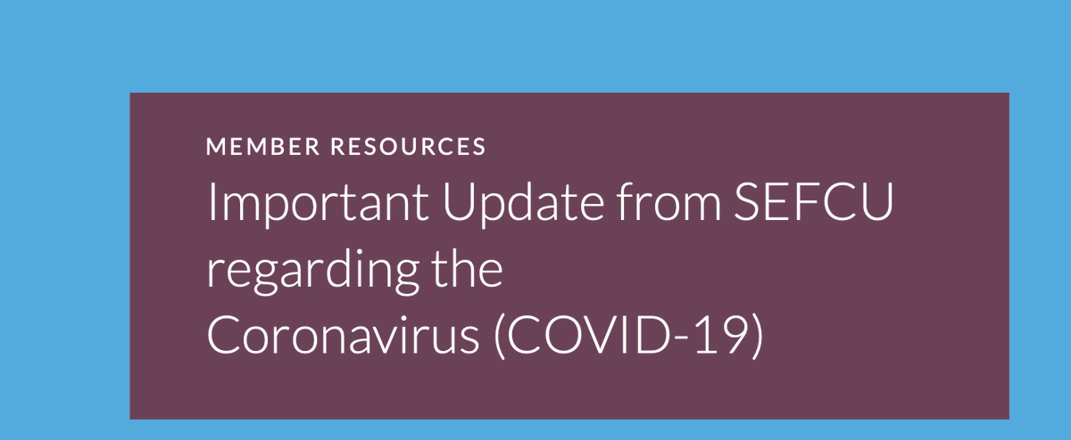 SEFCU (credit union) on Twitter: 