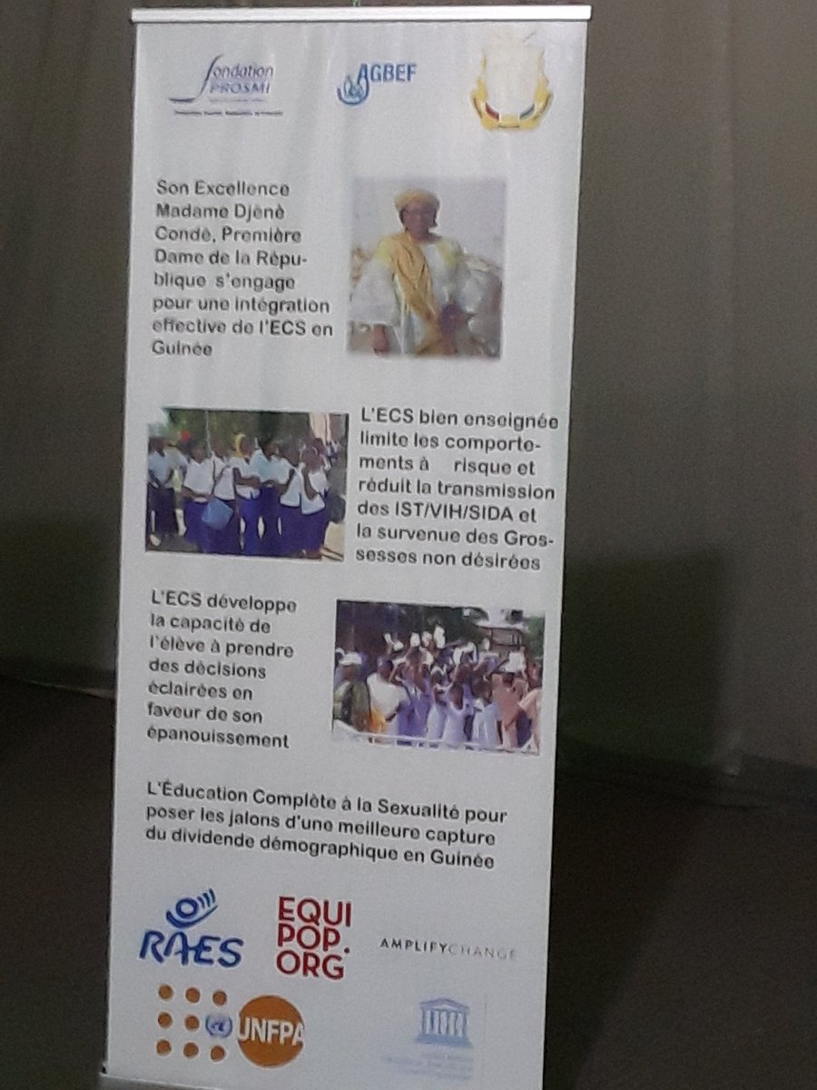 sagnane20's tweet photo. Guinée| Rencontre de plaidoyer pour l'intégration de l'enseignemnt de l'éducation complète à la sexualité ds les programmes scolaires.
Fort engagement de la Première Dame à travers sa fondation #PROSMI.
Des instances de pilotage sont mises en place par le Ministre de l'Educat° https://t.co/5pAYANsdqC
