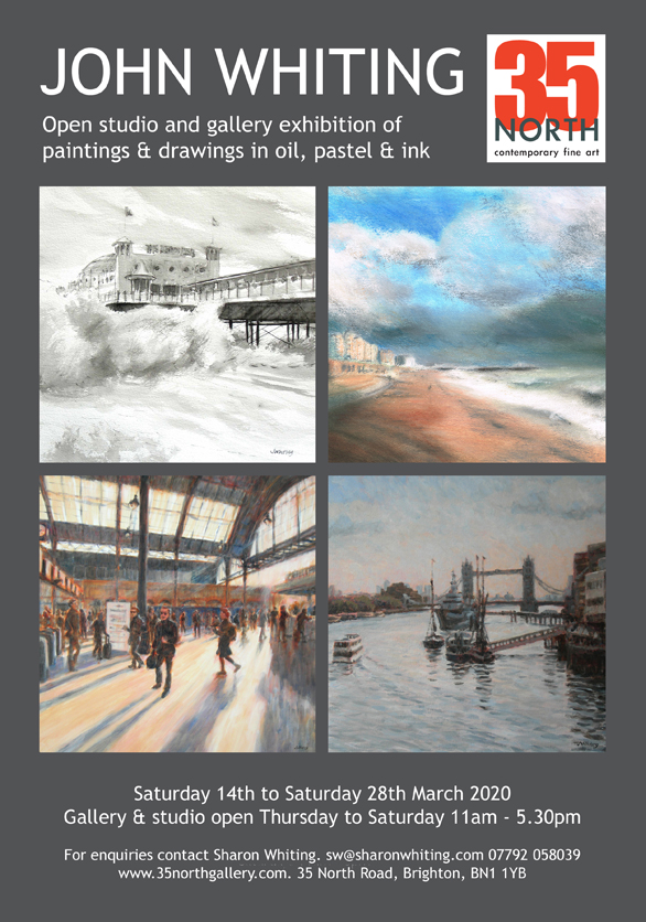 JWArtBrighton's tweet photo. My exhibition of paintings and drawings @35NorthGallery starts tomorrow #painting #drawings #oilpainting #pastel #inkdrawing #fineart #exhibition #Brighton https://t.co/qTnAhm1UPv