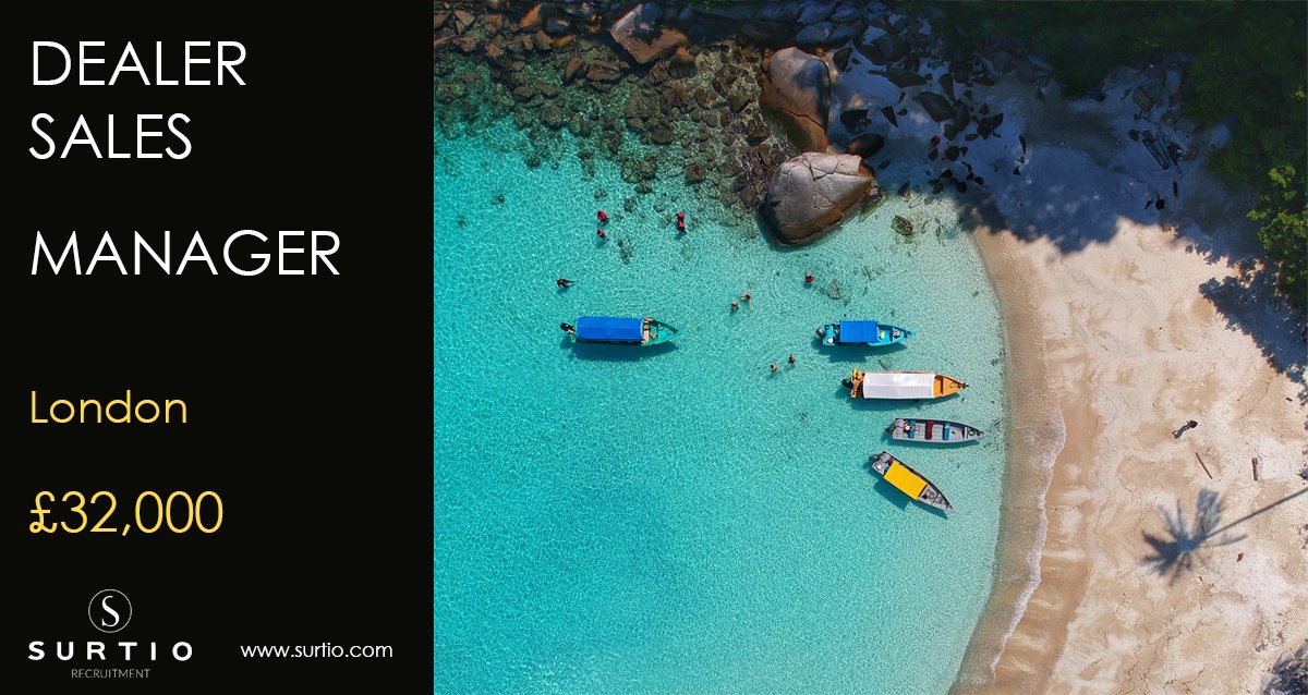 New job: Junior Dealer Sales Manager at a manufacturer in London - salary £32,000 - to apply just call the office (020 8361 2157) or send an email (info@surtio.com) - read more here: ow.ly/Ycdg50yL6EA

#Londonjobs #Salesjobs #Furniture #Design #Office #Workspace