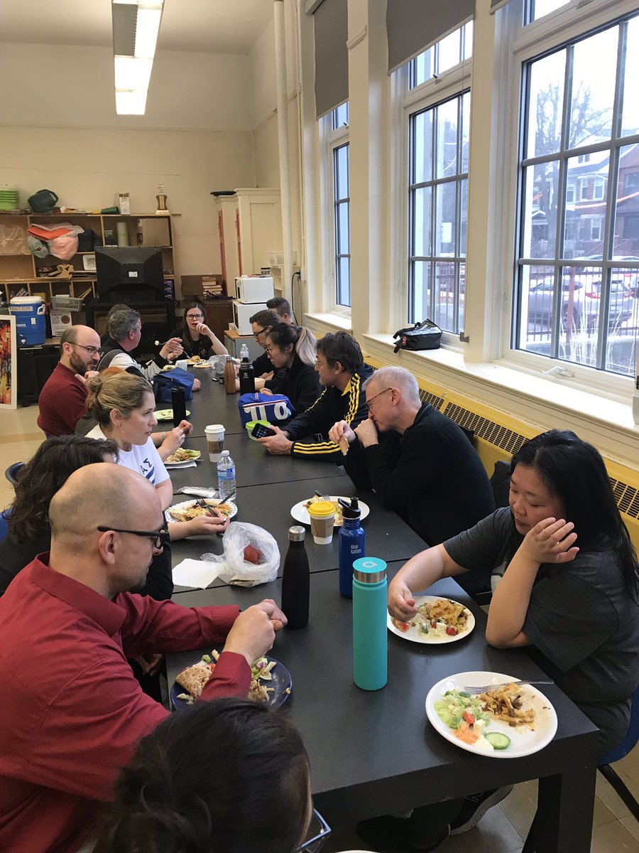 tdsb_Hillcrest's tweet image. Celebrating Greek Heritage month with a lunch 🥗 for the best staff in the business. #GreatFood #DancingLessons #Laughs #NoBetterPlaceToWork @tdsb @AHoward_tdsb @shelleylaskin