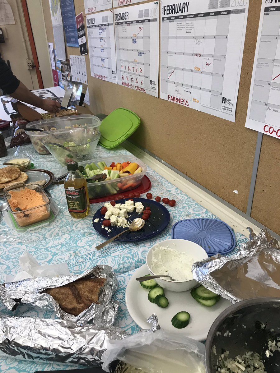 tdsb_Hillcrest's tweet image. Celebrating Greek Heritage month with a lunch 🥗 for the best staff in the business. #GreatFood #DancingLessons #Laughs #NoBetterPlaceToWork @tdsb @AHoward_tdsb @shelleylaskin