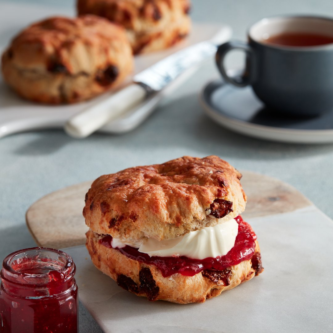 DavidWoodFoods's tweet photo. Help us settle it once and for all - jam then cream or cream then jam? Either way, one thing we can all agree on is that our scones are absolutely delicious. https://t.co/GYLsjcLxEV