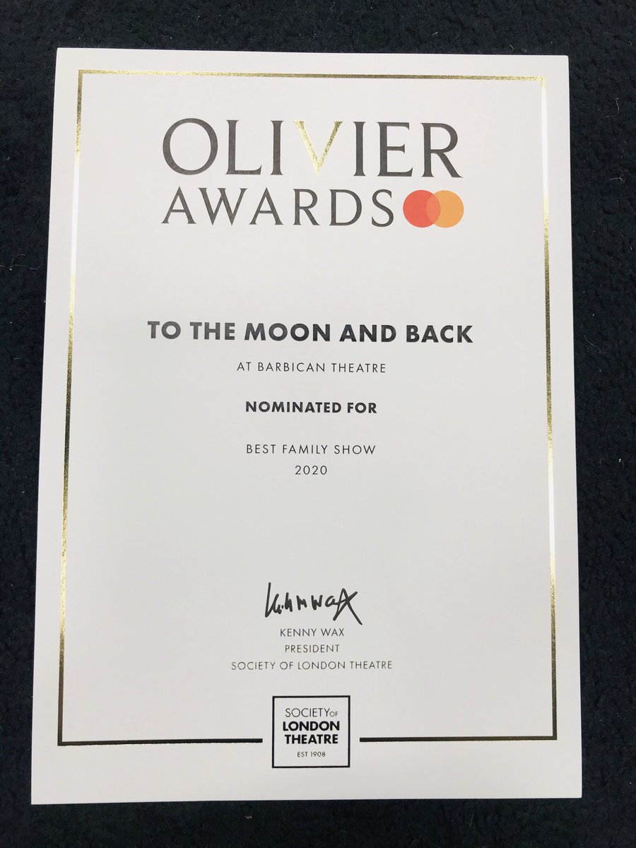 MSETarts's tweet photo. Thank you @OlivierAwards for hosting the nominees lunch this afternoon. Delighted to be there. #OlivierAwards #olivierawards2020 #bestfamilyshow https://t.co/sPjhZNO8SH