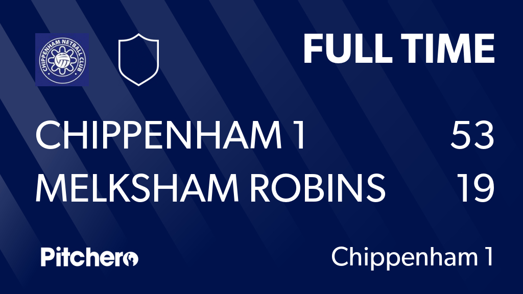 FULL TIME: Chippenham 1 53 - 19 Melksham Robins
#CHIMEL #Pitchero
pitchero.com/clubs/chippenh…