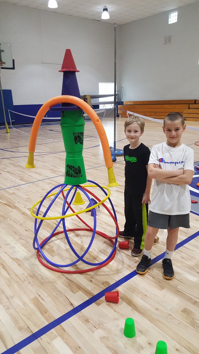 CoachMough's tweet photo. Bethel students have been working hard in PE. Build week! Each lesson this week focused on building something. @bethel_school #WeAreWatauga https://t.co/ju7ihX6NNk