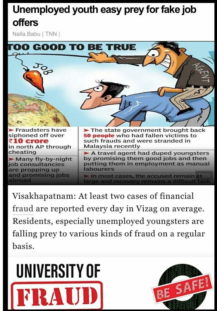 hansi_police's tweet photo. Do not fall for fake offers online. Use your discretion.
#cybercrime #cybercrimes #internetworld #fakeidentities #fakejoboffers #BeSafe #beaware #safetyfirst #HansiPolice
@police_haryana @lokender_IPS @nsvirk @anilvijminister https://t.co/X762KXUUUq