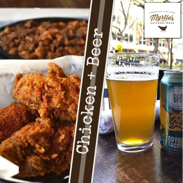 MyrtlesChicken's tweet photo. We think about Chicken + Beer pretty much all the time that's normal, right? https://t.co/siACTSor0Y